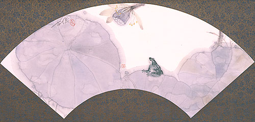 Frog on a Lotus Leaf